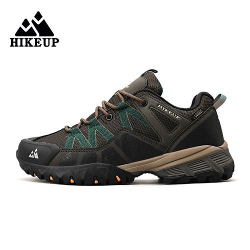Immagine di HIKEUP Scarpe da ginnastica antiscivolo con ammortizzazione traspirante Scarpe da trekking da uomo Scarpe da ginnastica da trekking da corsa Scarpe sportive da montagna per uomo