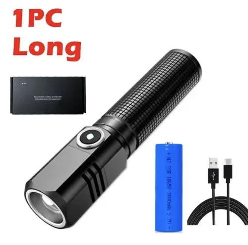 Lang 18650 batterij