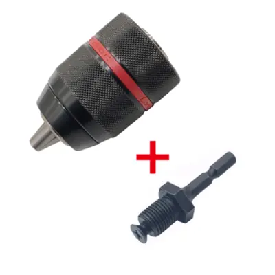 Image de Adaptateur Mandrin SDS Sans Clé 1/2" - 13mm Tige Hexagonale