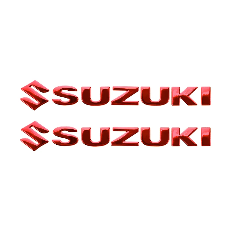 Immagine di Adesivo 3D per adesivi Suzuki Logo Set di decalcomanie per emblema casco serbatoio moto