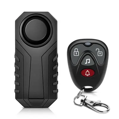 Image de Alarme de Vélo à Vibration 113dB - Anti-Vol Étanche avec Télécommande