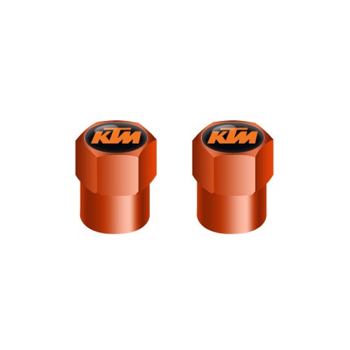 Image de Porte-clés Moto & Bouchons de Valve en Métal - Style KTM