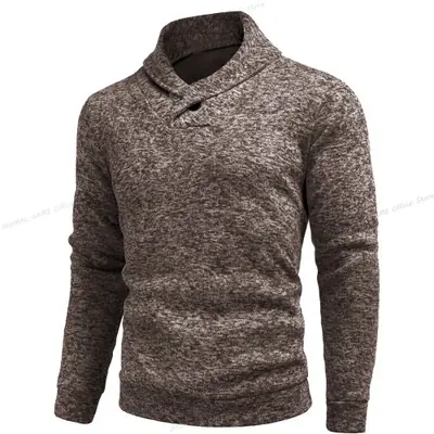 Image de Pull Homme Col Roulé Surdimensionné - Automne 2024