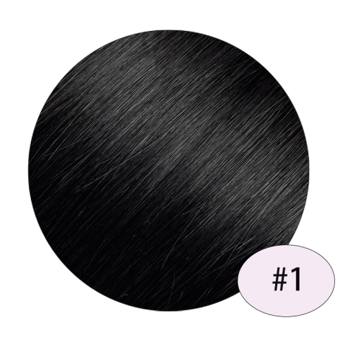 Immagine di Estensioni Capelli Umani con Punta a V in Cheratina - Set da 50 Fili, Colore Biondo Miele, Onda d'Acqua, Lunghezza 12-24 Pollici, Fusione Capsulare