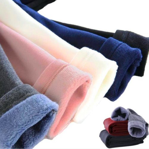 Leggings de Terciopelo para Niñas - Calientes y Elásticos