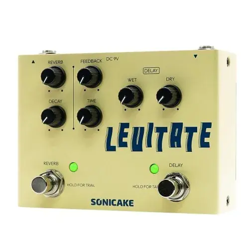 Image de Sonicake QDS-02 : Pédale Effets Guitare Retard & Réverbération
