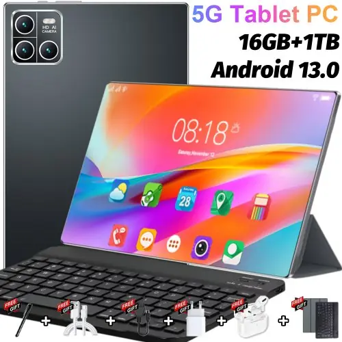 Image de Tablette 10.36'' 5G 16Go RAM 1To ROM Android 13