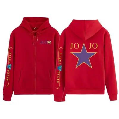 Image de Sweat à Capuche JoJo's Bizarre Adventure - Style Anime Unisexe