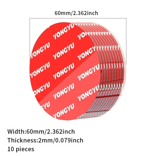 Red 60mmX2mm