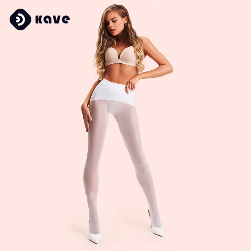 Image de Collants Ultra-Fins Transparent Brillants pour Femme