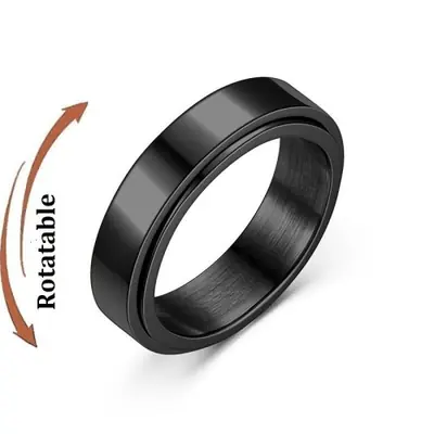 Image de Anneau Anti-Stress Rotatif - Bijou Fidget pour Hommes & Femmes