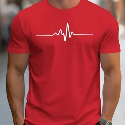 Image de T-Shirt Homme Coton Graphique Coupe Cintrée