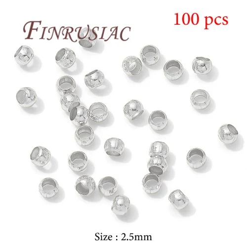 Argento placcato-2.5mm
