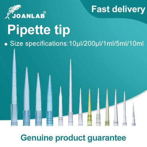 Imagen de JOANLAB Puntas de pipeta de laboratorio 10ul 200ul 1ml 5ml 10ml Micropipeta Punta de pipeta de plástico desechable Suministros de equipos de laboratorio