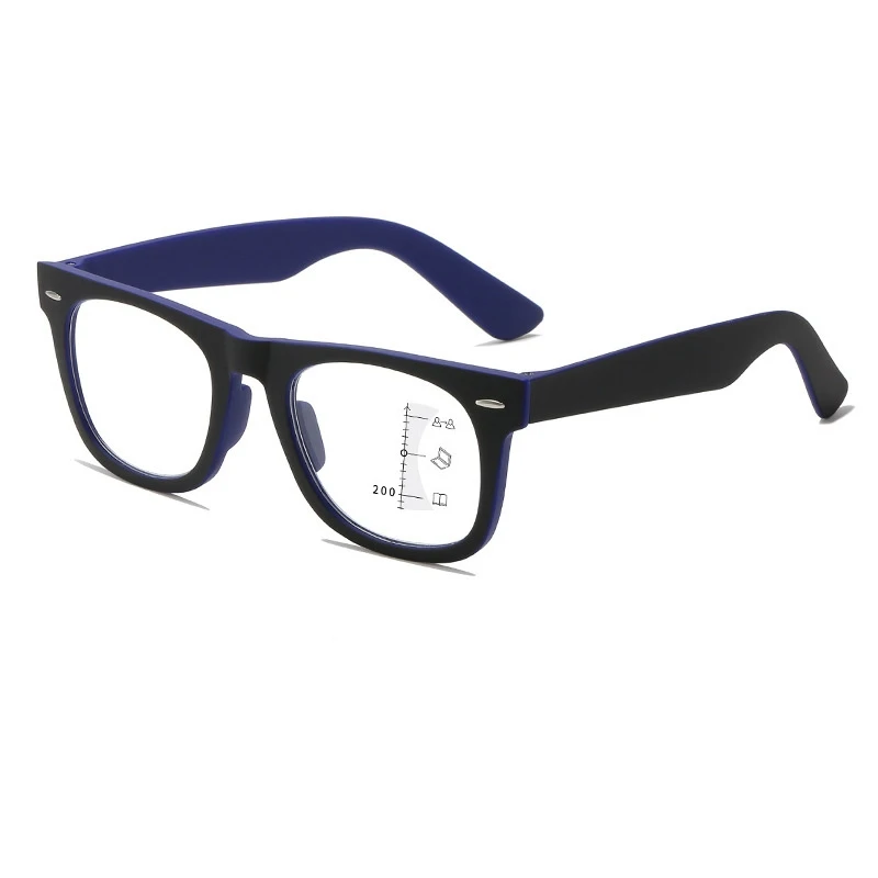Afbeelding van HD Lens Progressieve Multifocale Leesbril Vrouwen Mannen Vintage Vierkante Presbyopie Brillen Retro Anti-blauw Computer Brillen