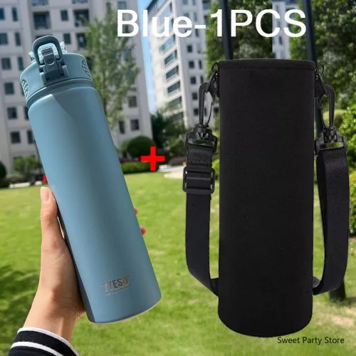 Blauw met kopje tas
