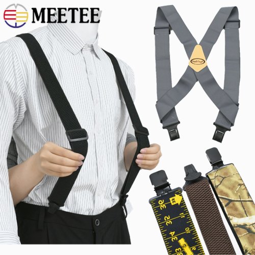 Bild von Robuste Herren-Hosenträger mit X-Back-Design