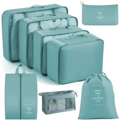 Image de Ensemble de Cubes de Rangement de Voyage