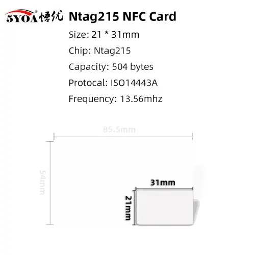 Image de Cartes NFC Ultra-Légères 13.56 MHz - Pack de 200