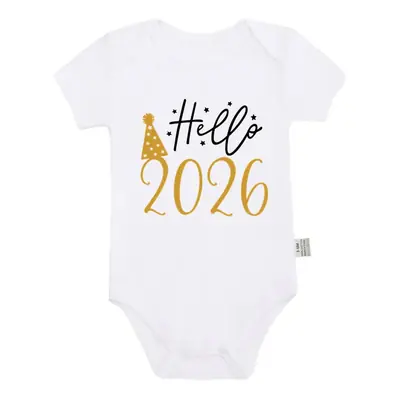 Image de Body Bébé 'Bonjour 2026' - Coton Doux & Confortable