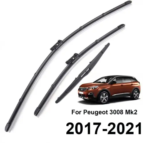 Image de Kit Essuie-Glace pour Peugeot 3008 MK2 - 28/16/12 cm