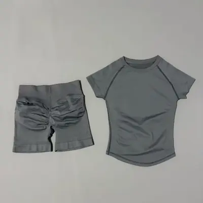 Image de Ensemble Fitness 2 Pièces Sans Couture pour Femmes