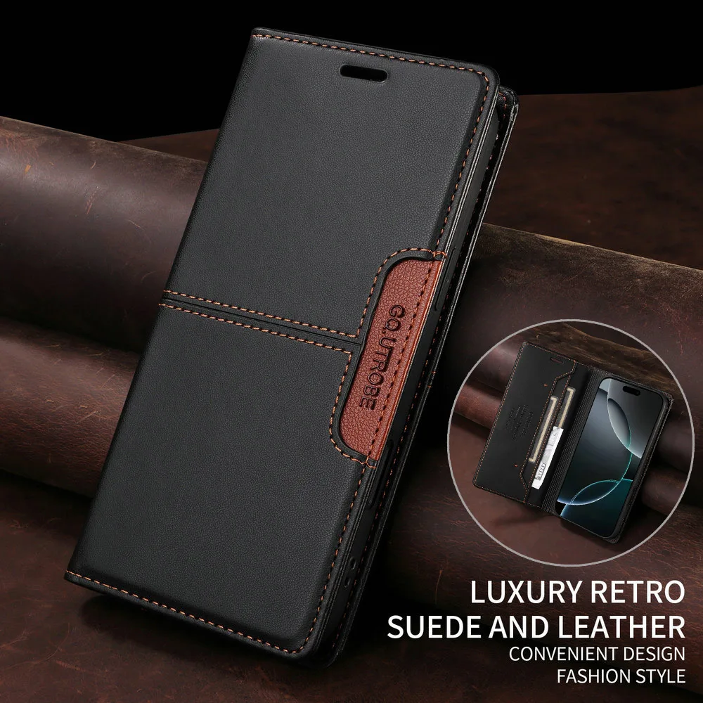 Afbeelding van Luxe Flip Hoesje met Portemonnee voor Xiaomi Redmi Note