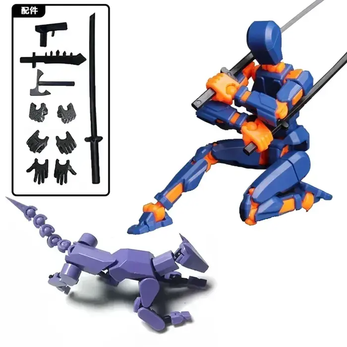 Orange-bleu violet
