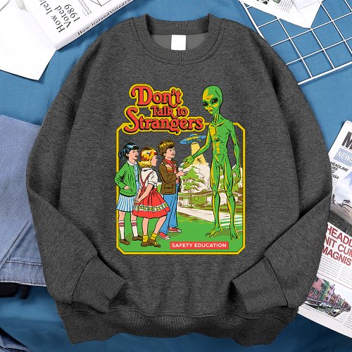 Imagen de Don't Talk To Strangers hombres mujeres Sudadera con capucha cálida sudaderas con capucha de lana Hi...