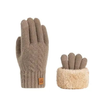 Image de Gants Hiver Chauds avec Écran Tactile - Noir