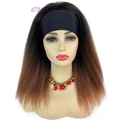 Image de Perruque Synthétique Afro Lisse - Naturelle & Prête à Porter