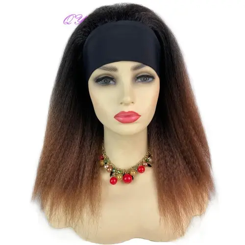 Image de Perruque Synthétique Afro Lisse - Naturelle & Prête à Porter