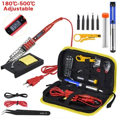 Image de Kit de Soudage Pro avec Écran LCD - 80W, Température Réglable