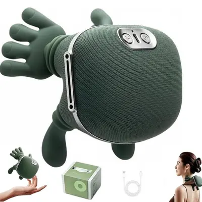 Coussin de Massage Bionique pour Cou et Épaules - 3 Niveaux de Pétrissage