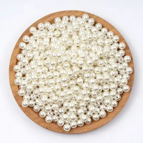 Image de Perles Noires Rondes - Idéales pour Bijoux DIY