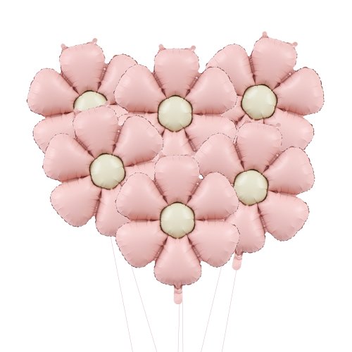 Zdjęcie Różowe Balony Stokrotka – Dekoracja na Baby Shower i Urodziny