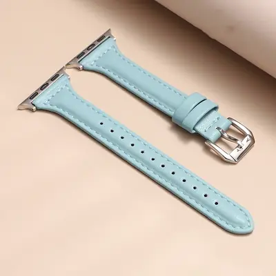 Image de Bracelet en Cuir Fin pour Apple Watch
