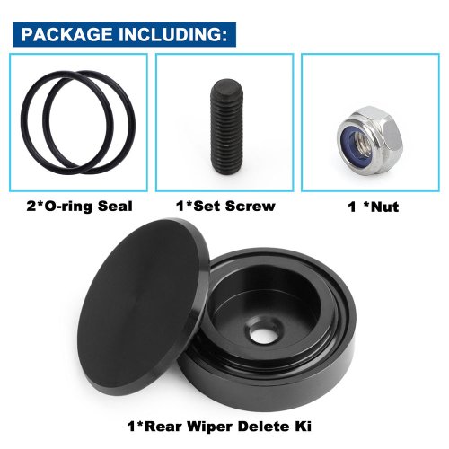 Immagine di Auto tergicristallo posteriore elimina Kit tappo tappo O-ring lega di alluminio universale per Honda Civic Si SIR Mazda 3 Volvo Acura RSX BMW serie 3