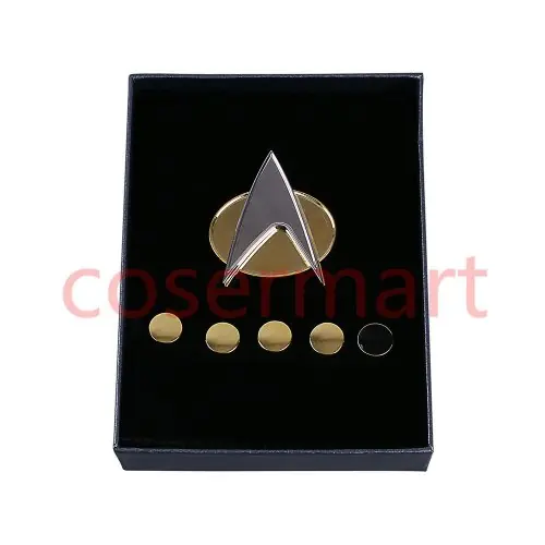 Image de Badge Star Trek en Métal - Ensemble de 6 Pièces