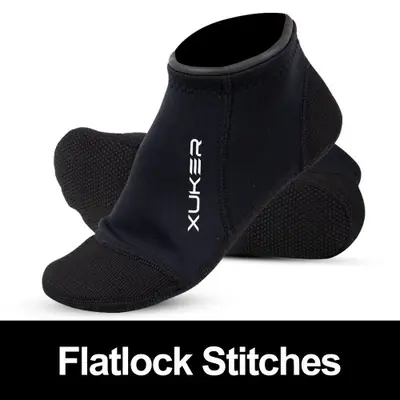 Image de Chaussettes Néoprène 3mm - Idéales pour la Plage, le Surf et les Sports Nautiques