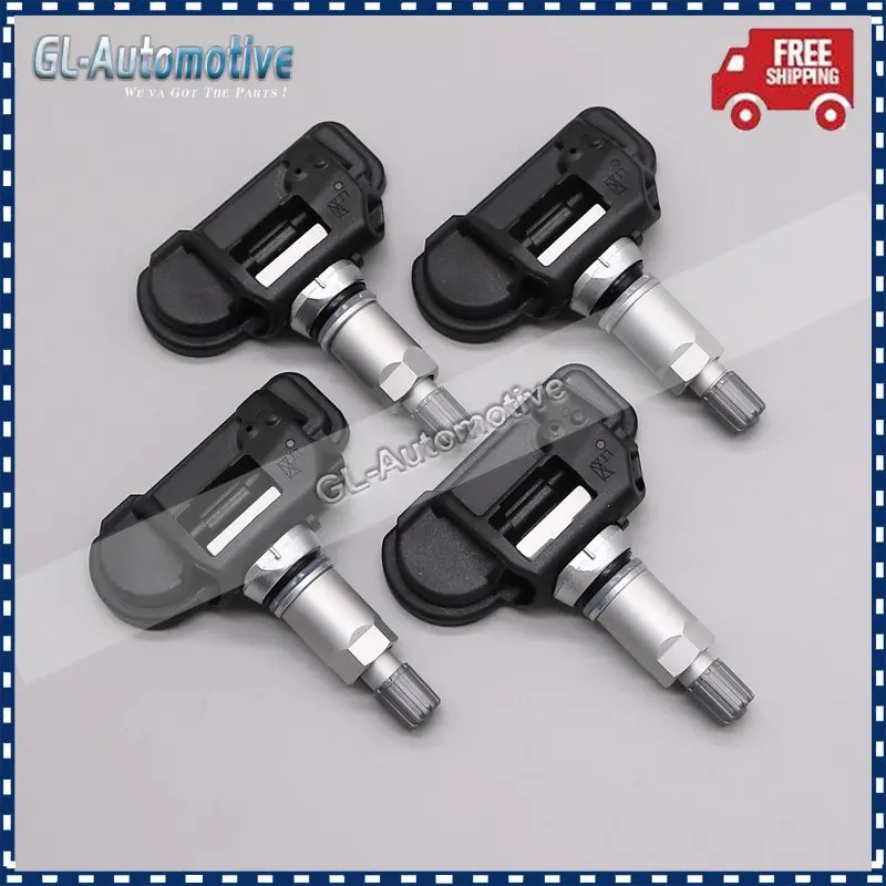 Imagen de Sensor de Presión de Neumáticos TPMS 433 MHz - Pack de 4 Unidades para Mercedes-Benz S176, C190, W205, C205, C216, C117, C218, W212, N293, G463, 461, X156, X253, C253