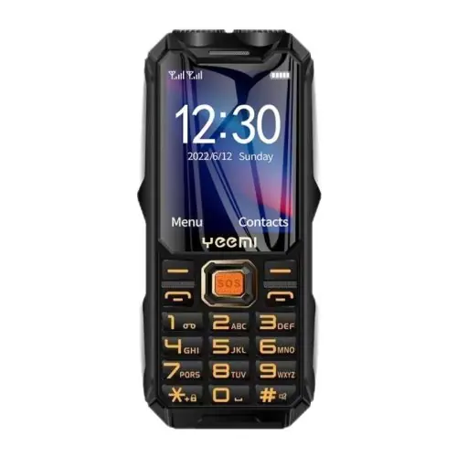 Image de q8 gsm 2g téléphone portable robuste grande batterie double lampe de poche 2 4 pouces écran hd doubl...