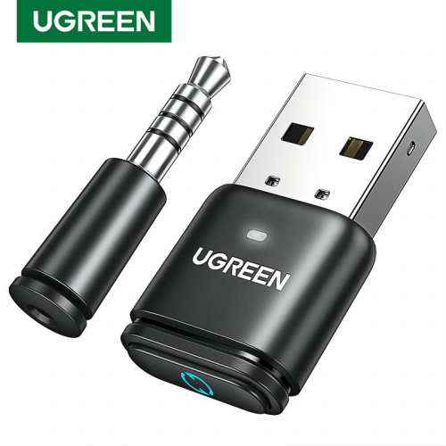 Imagen de Transmisor USB Bluetooth 5,3 aptX HD adaptador de Audio AD para PS5 PS4 Nintendo Switch auriculares altavoz micrófono receptor Bluetooth