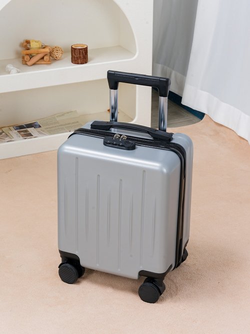 Afbeelding van 14-inch Handbagagekoffer met Stille Zwenkwielen – Elegante en Compacte Reiskoffer voor Mannen en Vrouwen