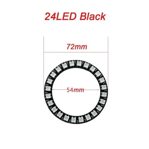 24 LED PCB nero