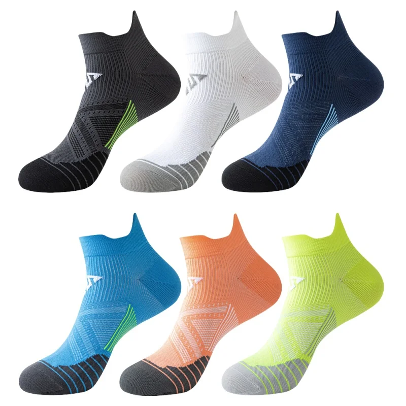 Image of 4pairs/Lot Woman Men's Socks Compression Breathable Basketball Sports Cycling Running Towel Socks High Elastic Tube Socks