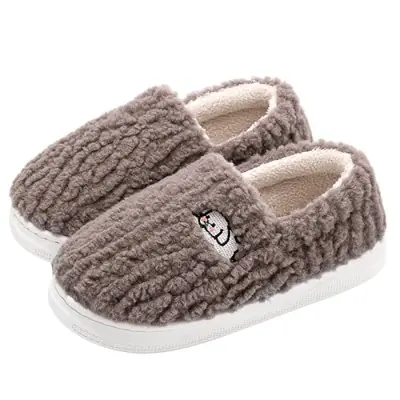 Image de Pantoufles Coton Chauffantes Antidérapantes pour Couples