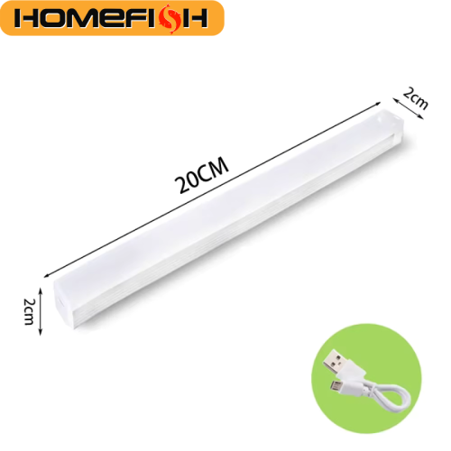 Image of Homefish Rechargeable LED Cabinet Light with Motion Sensor – Wireless Night Light for Wardrobe, Kitchen, Staircase & Under-Cabinet Backlighting