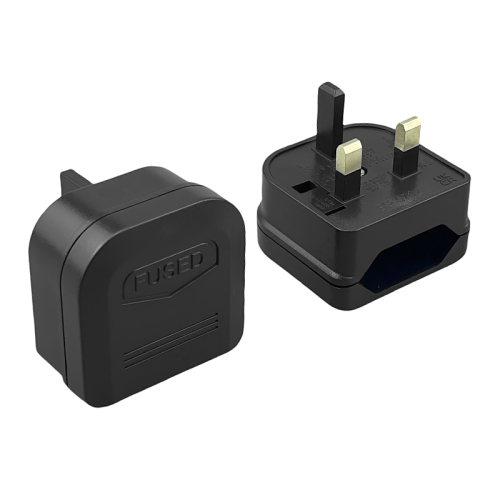 Zdjęcie Adapter UE do Wielkiej Brytanii z Bezpiecznikiem – Idealny dla Podróżujących