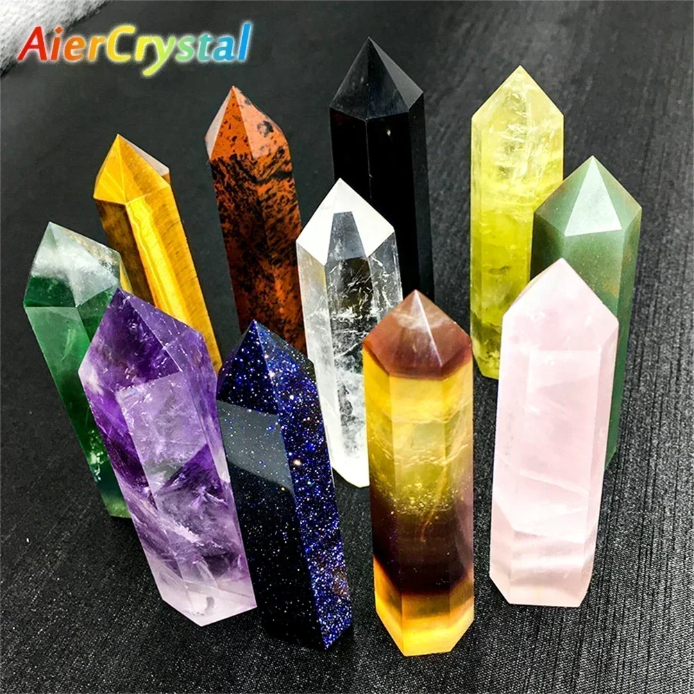 Bild von Magischer Kristall-Zauberstab – Natürliche Heilsteine für Reiki & Hexerei